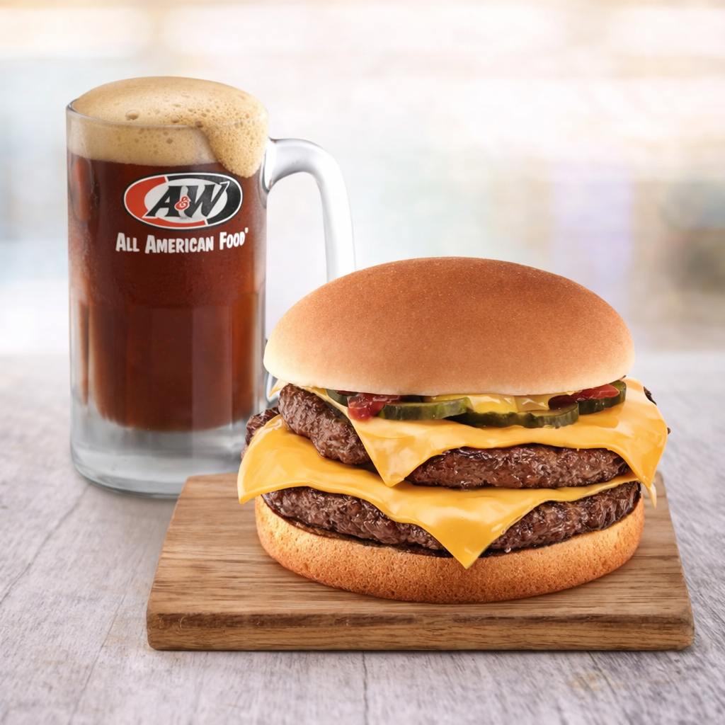 Double Cheese Burger & RB