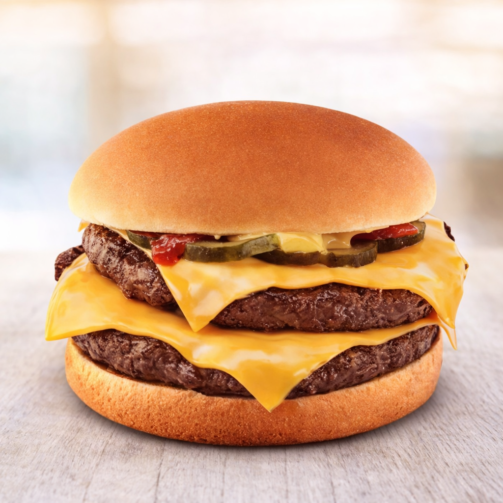 NEW! Double Cheese Burger