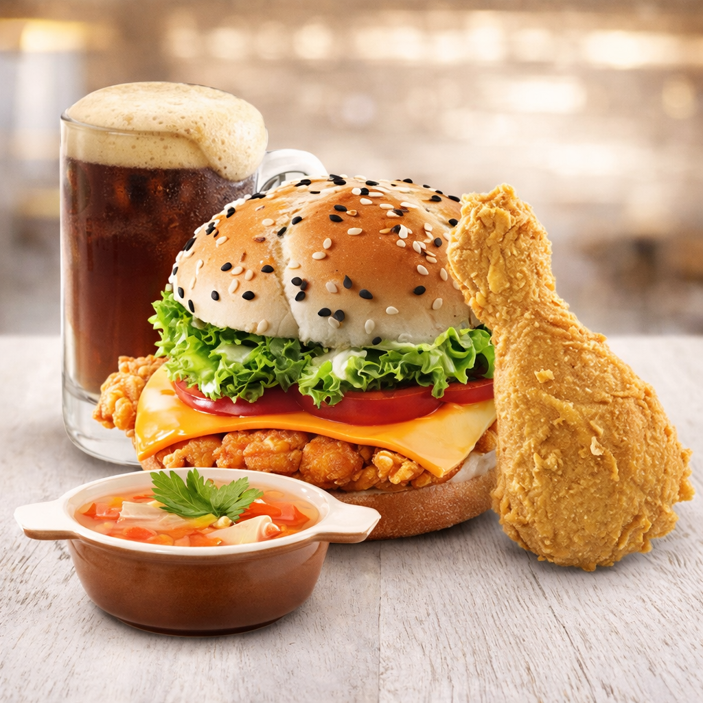 Paket Gratis 6 - Chicken Sandwich & Chicken