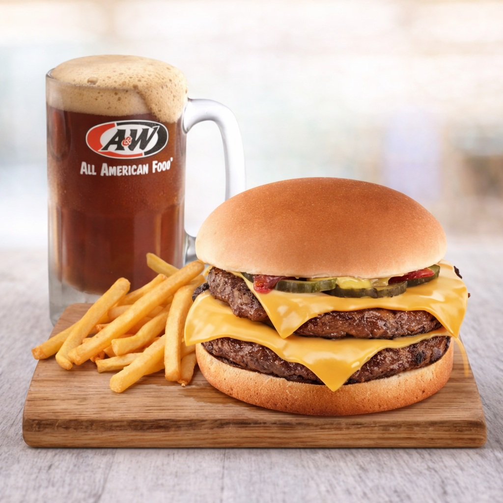 Paket Kentang J - Double Cheese Burger